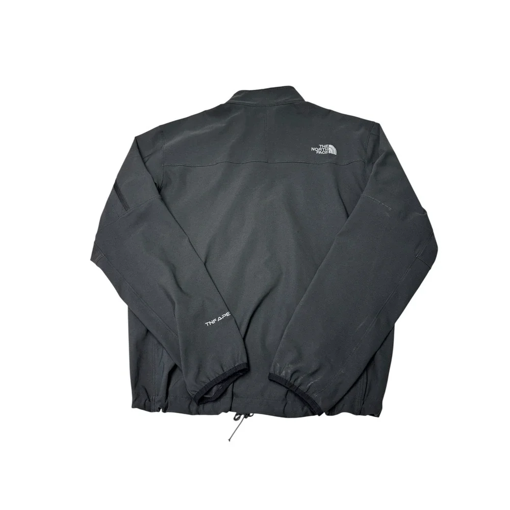 The North Face TNF Apex Softshell Jacket Mens Medium Black‎ Full Zip Performance